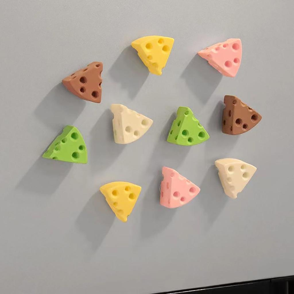 5/10 stücke Käse Mini Käse Kühlschrank Magnet Nette Kleine Magnetische Dekoration Po Nachricht Wand