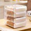 Transparent Egg Storage Box Plastic Kitchen Organizer Rack Sealed Kitchen Egg Box  Kitchen Storage