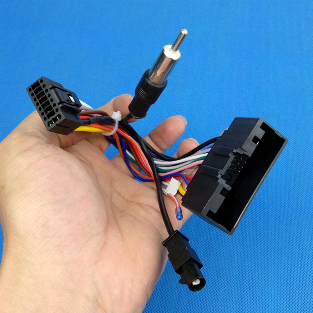 1 Pcs Car 24 Pin Radio Wiring Harness To 16 Pin For Android Cable Adapter For Ford Car Cable Adapter Accessories