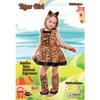Children’s Tiger Costume Cute Headband Halloween Dress for Girls Kids Funny Animal Cosplay Party Outfit