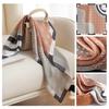 Womens 100% Mulberry Silk Scarf Small Rose Print Square Neckerchief Fresh Sweet Style