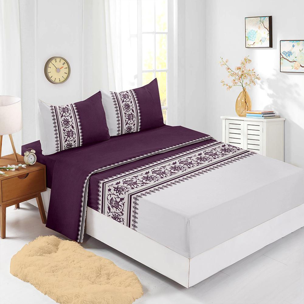 Chinese European Pattern Mattress Four-Piece Set Children'S Bedding Digital Printing Mattress Protective Cover