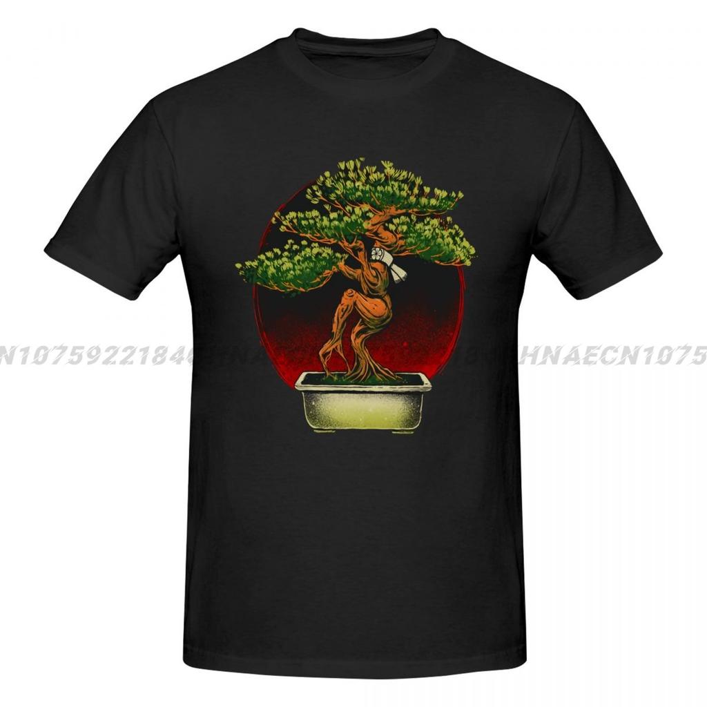 T-shirt Karate Kid The Karate Bonsai Print Men Tee Shirts Top Y2k Harajuku Tops Street Fashion