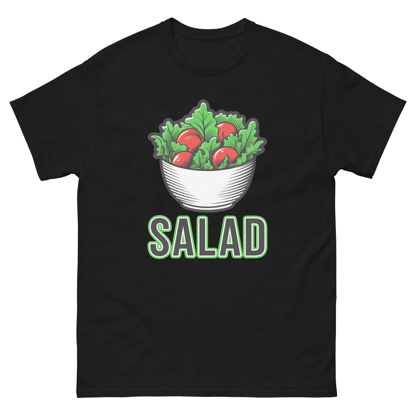 

Salad Lover Food Image Cartoon Funny T-Shirt Shirt 4XL