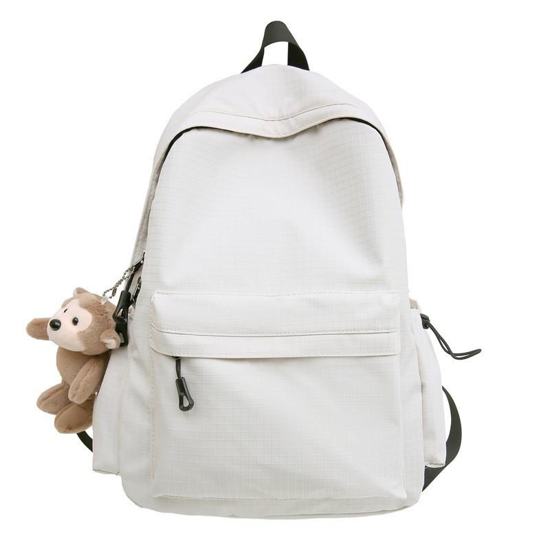 

Japanese Schoolbag Female College Students Korean Style Ins Large-capacity Simple Solid Color Backpack Junior High School Boys backpack