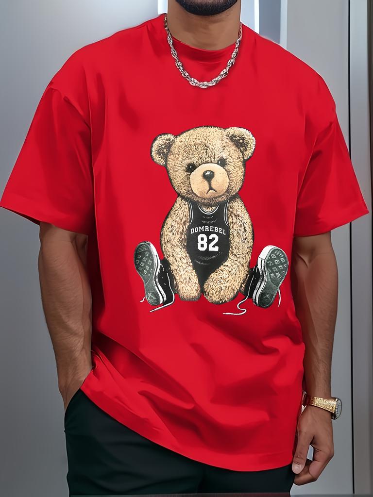 [Summer Tee Shirt] Casual Summer Short Sleeve Tee Shirt - Print Tees for Men