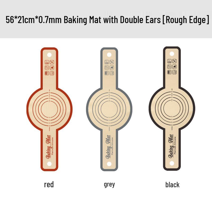 Silicone Baking & Kneading Mat - Heat-Resistant, Food-Grade, Large Cutting Board for Pizza & Macarons