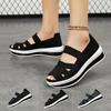 Ladies' Handmade Woven Shoes with Trendy Color Matching, Breathable and Casual Sports Shoes for Women
