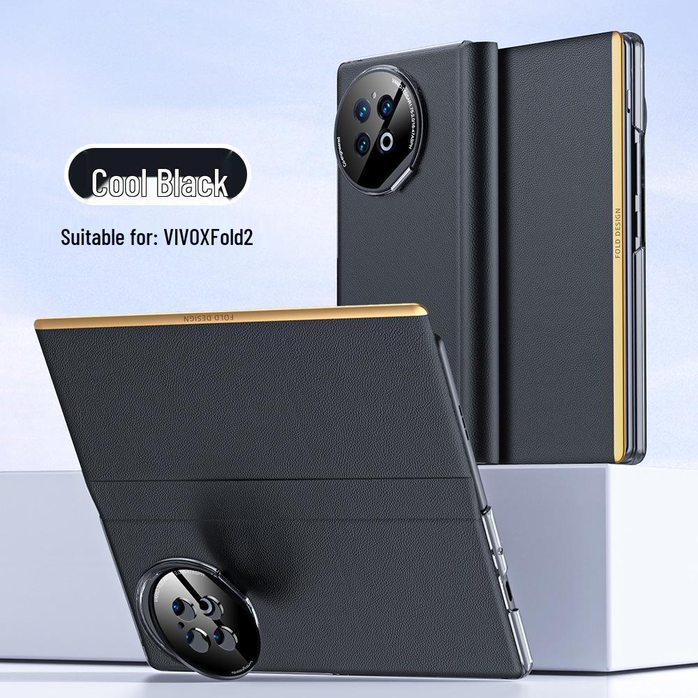 

VIVOXFold2 Чехол из натуральной кожи с узором наппа, ультратонкий, с умным окном и подставкой VIVO X Fold3