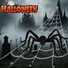 Spooky Realistic Furry Plush Spider Halloween Decoration Prop for Indoor Outdoor Haunted House Yard Garden Creepy Home Decor
