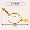 Lacquer Wax Mold Hardware Pattern Circle Mold Lacquer Seal Stamping and Shaping Device Metal Wax Sealing Mold