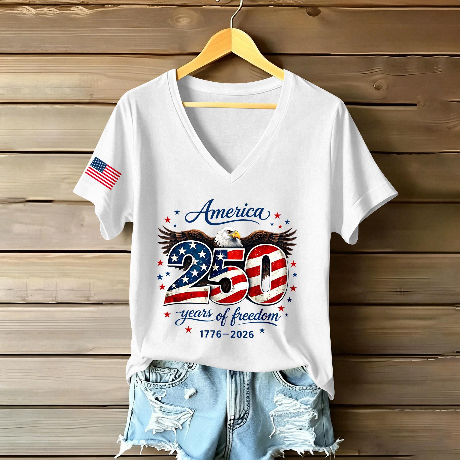 

Women Casual V Neck T Shirt Short Sleeve Letter Print Top Lightweight Comfortable Fit Soft Fabric Summer Wear XL білий