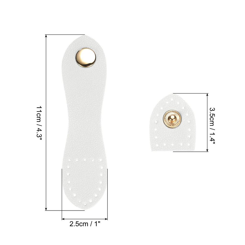 4/8 Sets Sewing Leather Snap Buckles Sewing Fasteners for Handmade DIY Patchwork Bag Hangbag Lock Hardware Accessories