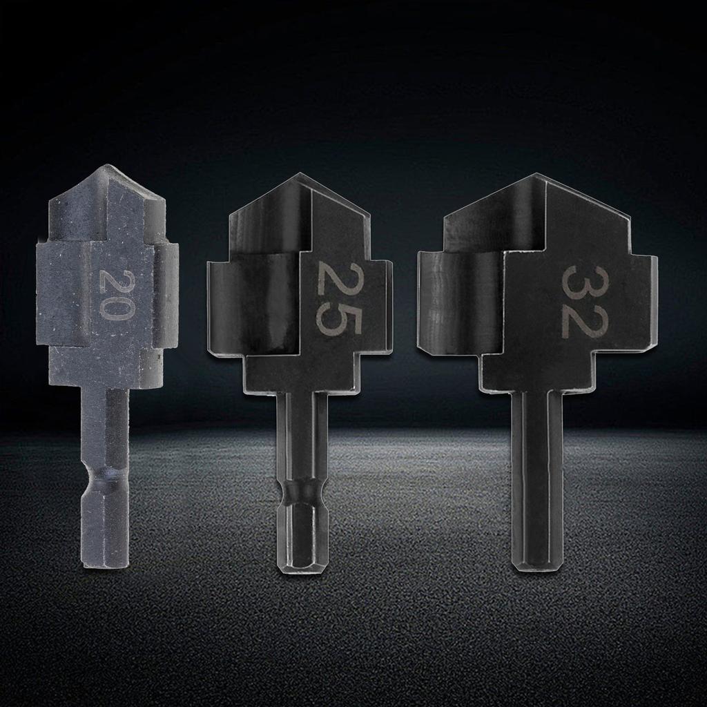 20/25/32mm Stufenbohrer zum Aufweiten von Wasserrohren zum Ansen von Rohren Gefertigt aus 40Gr Stahl Effizientes Bohren