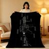 Weapon A-AK-47 Throw High-Density Short Plush Blanket Soft Skin-Friendly for Sofa Nap Air-Conditioned Room