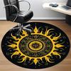 1pc Sun Mandala Chair Carpet for Office, Soft Flannel Throw Mat, Perfect for Office,Holiday Party Decoration Choice yy251113060