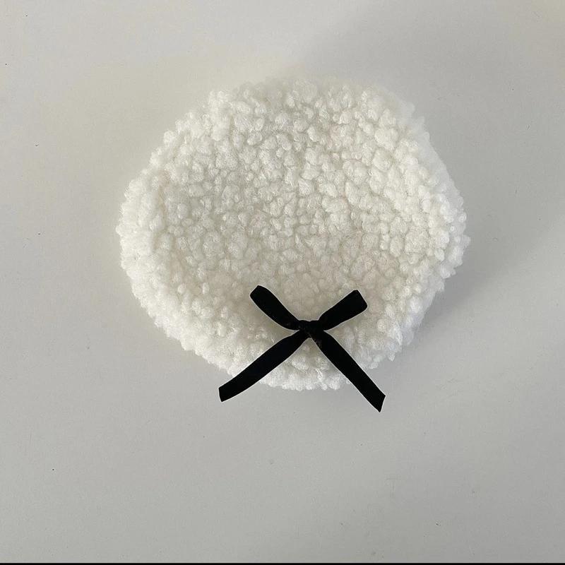 

Подставка простая белая плюшевая подставка теплоизоляционная подкладка настольный декоративный коврик безделушка коврик для напитков стол аксессуары для дома подарок