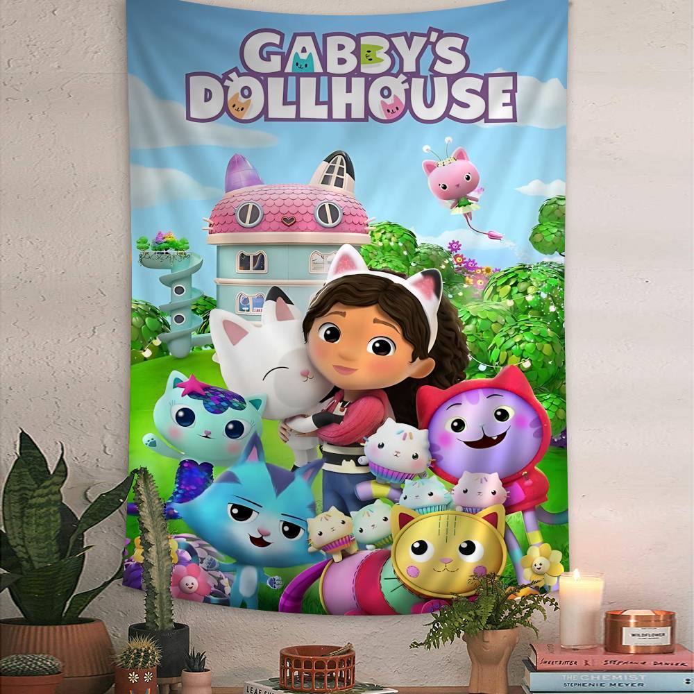 Funny Vintage GGabbys Classic Dollhouse Hippie Wall Hanging Tapestries Bohemian Wall Tapestries Mandala INS Home Decor