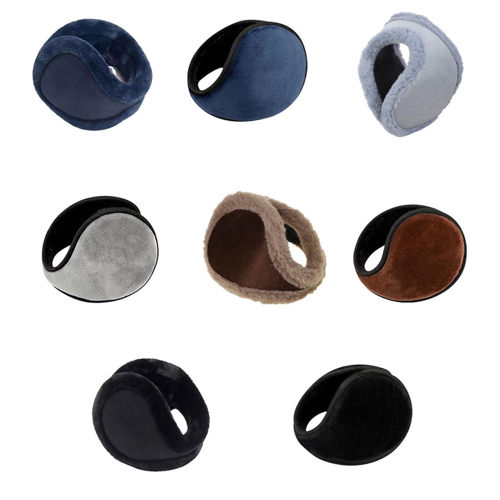 Thicken Plush Ear Muffs for Men Women Warm Ear Warmers Cold Weather Earmuff Breathable Ear Covers for Outdoor Activity