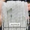 8/10mm Natural Tianshan Jade Old Shape Beads - Ice Jade Stone Apple Beads for DIY Jewelry