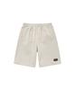 Malittepeulangsowajeobeo M Leather Patch Sweat Half Pants Beige