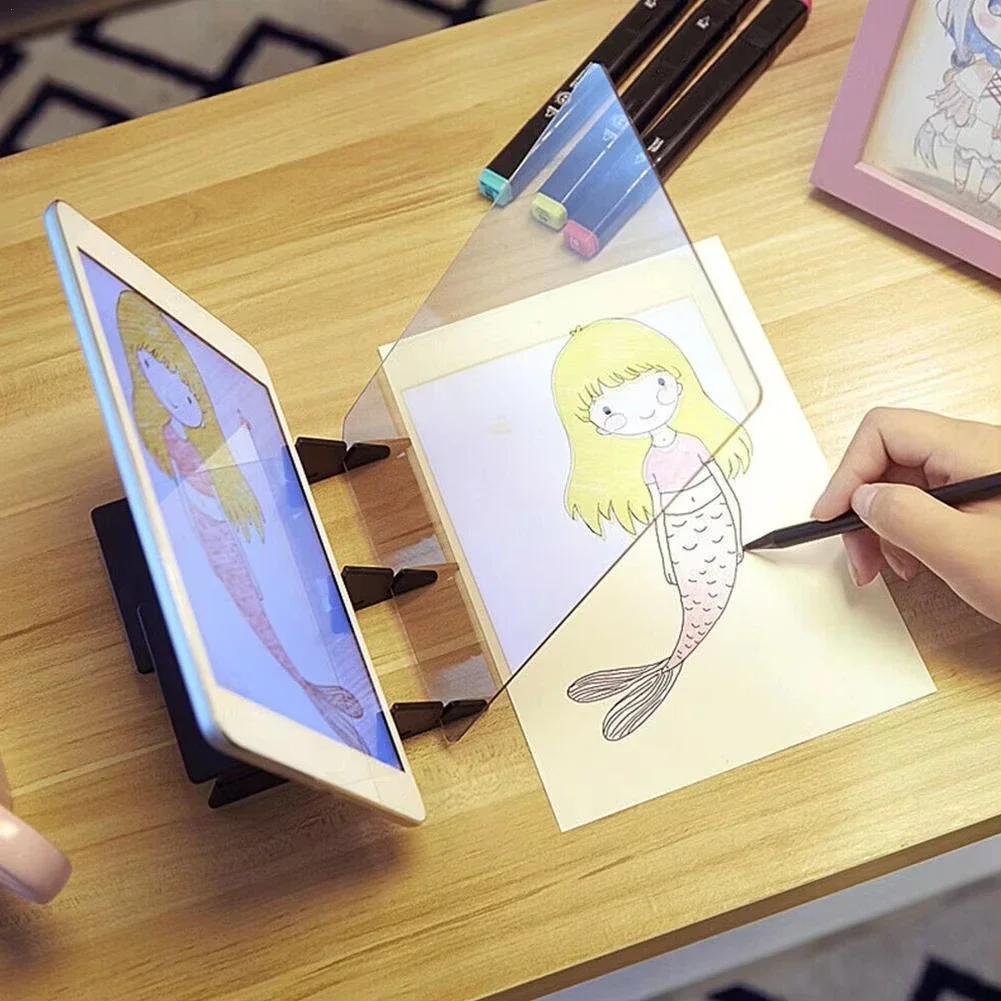 Reflection Projector For Beginner Tool Painting Board Drawing Toys Copy Board Sketch Tracing Artifact Optical Picture Sketching