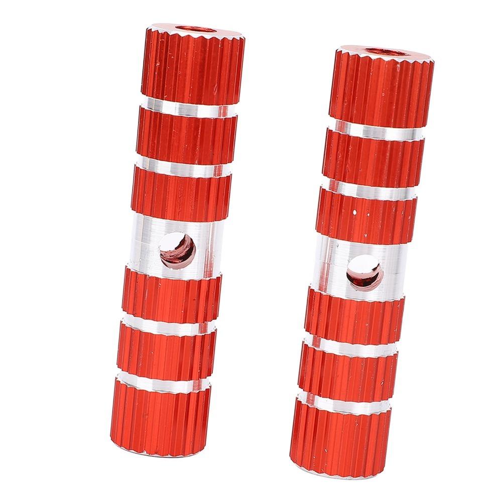 1 Pair Aluminum Alloy Bike Foot Pegs Solid Rear Bike Pegs Durable Cycle Pedal Axle Pegs Bike Repair