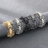 Men's Bracelet, Titanium Steel, Zoo Centipede Bracelet.
