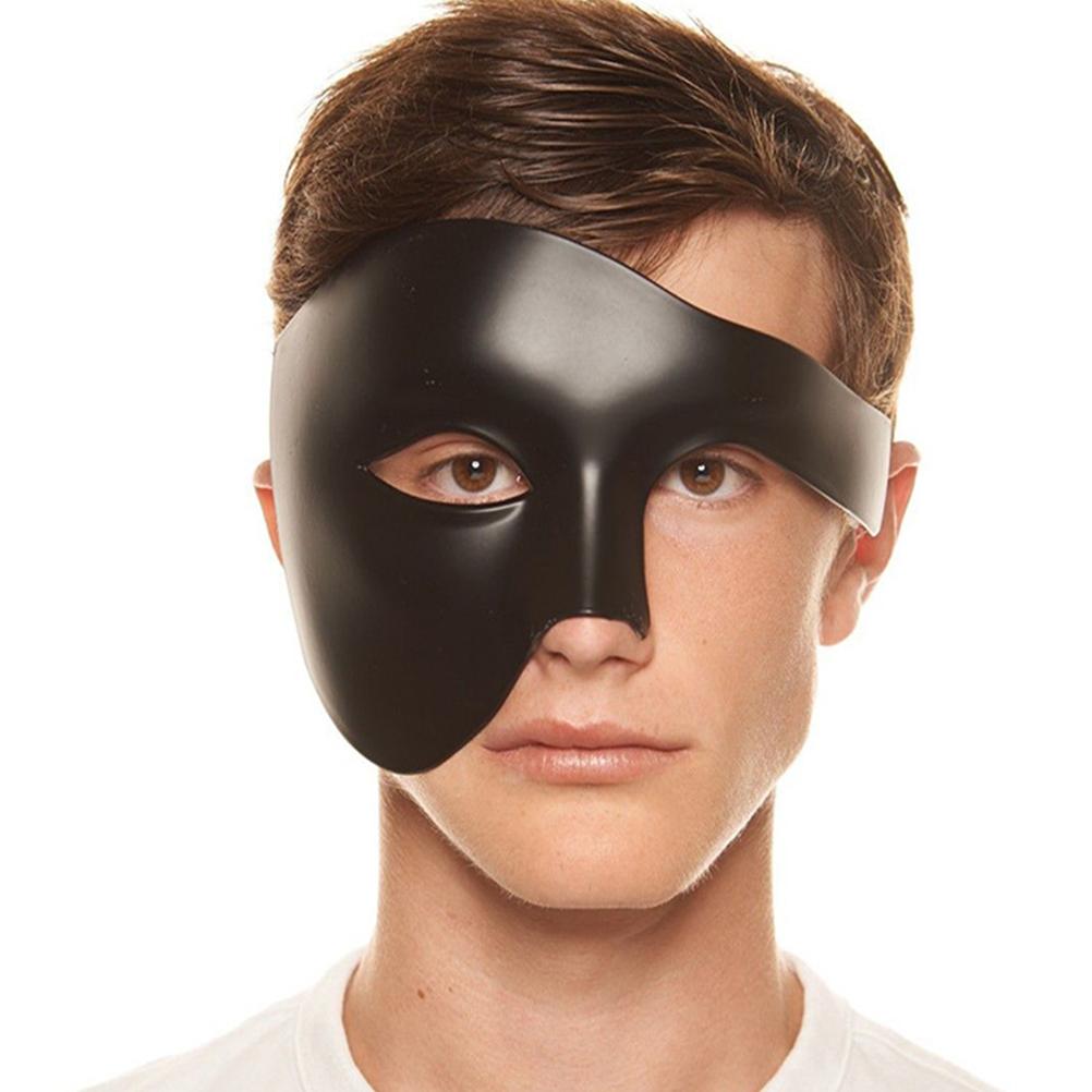 Maska Halloweenowa Męska Maska Maskaradowa Cosplay Impreza Maska na Pół Twarzy Maska Świąteczna