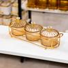 Luxury Compartmentalized Fruit and Snack Tray for Home Display