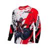 Herren Langarm Schnelltrocknendes Radtrikot Mountainbike Offroad Fahren Winter