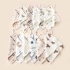 Baby Soft Cotton Muslin Handkerchief with Lanyard