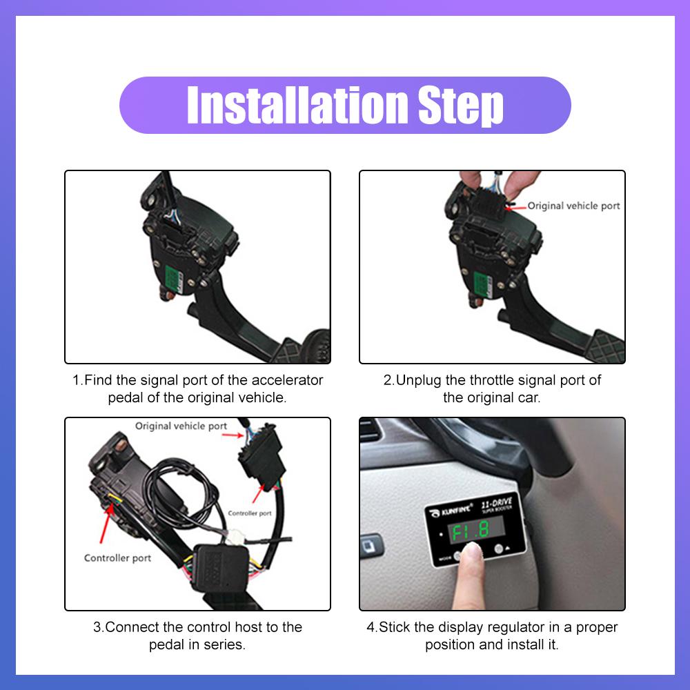 Car Electronic Throttle Controller Racing Accelerator Potent Booster For Toyota Lexus (C) Tuning Parts Accessory