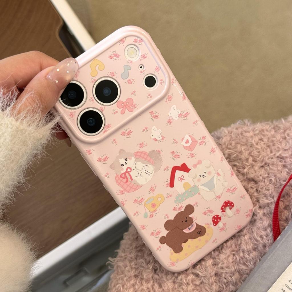 Floral Animal Print Phone Case for iPhone 15, iPhone 16, and iPhone 16 Pro Max