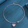 2024 Korean-Style Heart Clavicle Chain Necklace for Women