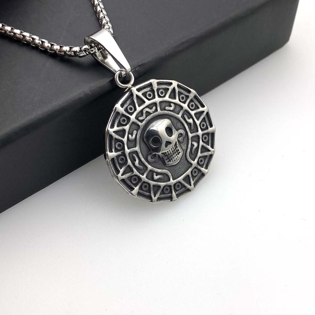 Necklace Retro Skull Trend Hip Hop Punk Pendant