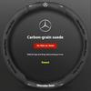 AABGT1 Car Steering Wheel Cover For Mercedes Benz A B C E S Class AMG GLA GLB GLC GLE CLA CLS SLC GLS GLK SLK Vito ML Pilot A45 C43 C63