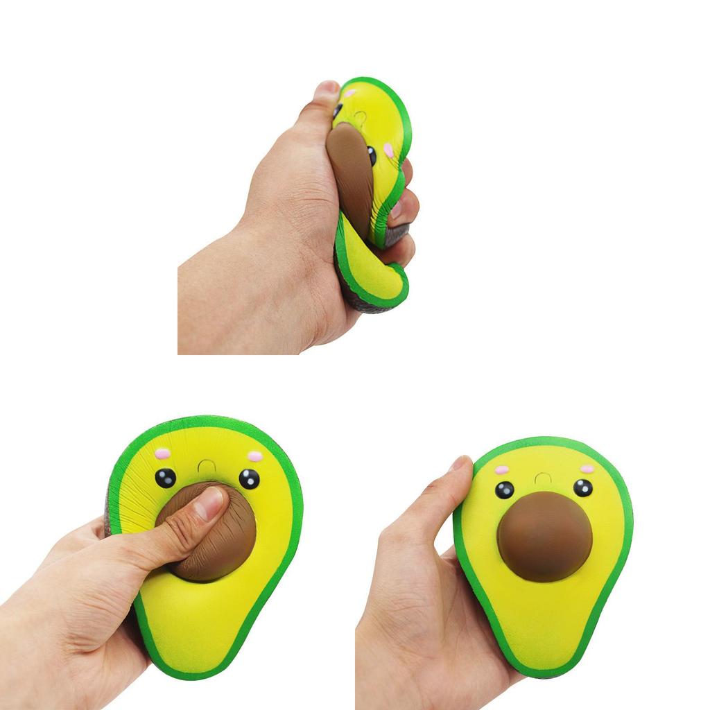 Avocado Stress Relief Toy With Soft Pu Material For Relaxation And Giftgiving