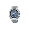 Astron Series Simple and Fashionable Solar Quartz Titanium Strap Men's Watch Blue Dial SBXD013