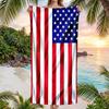 Amerikanische Flagge Mode Strandtuch: Ideal für Sommerabenteuer Weich, saugfähig und schnell trocknend geeignet zum Schwimmen und Baden