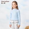 PawinPaw Girls' Ruffle Collar Knit Sweater