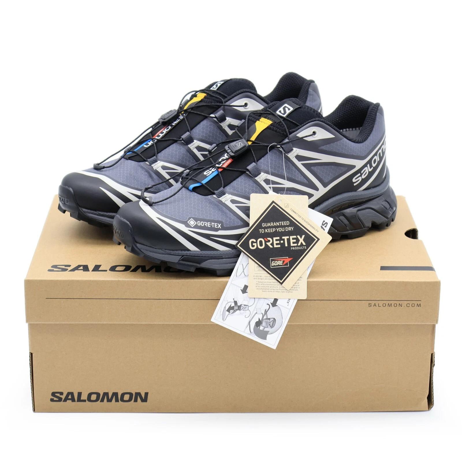 

L41663500 Salomon XT-6 CXT GORE-TEX Чорний Ебоні Місячний Камінь Сірий (Чоловічі) US 12