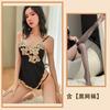 Sexy Inner Silk Pajamas Summer Suspender Pajamas V-neck Sexy Short Skirts Thin Loungewear Temptation Suit