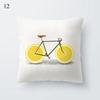 45*45Cm Yellow Print Cushion Pillowcase Geometric Hug Pillowcase Home Chair Sofa Decorative Cushion Square Pillowcase