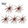High Resilience Baits 5Pcs Bionic Sea Urchin Lure, 4cm/0.5g, 7cm/1.6g, 9cm/2.8g, 11cm/8.7g Floating Soft Artificial Bait, Fuzzy Lure for Freshwater