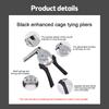 Σετ πένσες με δακτύλιο νυχιών τύπου M Σετ πένσες στερέωσης συρμάτινο σφιγκτήρα κλουβιού 600 καρφιά για δίχτυ κοτόπουλου κουνελιού συρμάτινο φράχτη κλουβιού