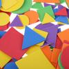 200 Pieces Foam Stickers Self- Geometric Shaped Sticker for Scrapbooks Kindergarten Wall Decoration
