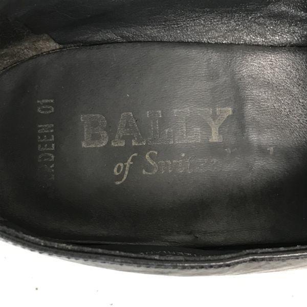 Bally Of Switzerland Leather Loafers Moccasin Size 6.5E 24.5-25.0cm Black Swiss Made Business Dress Shoes(USED)
