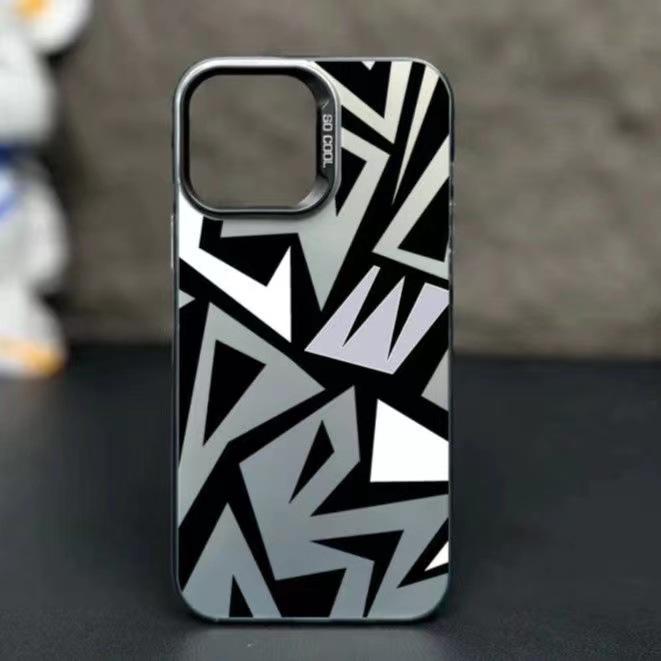 Black Lightning Is Suitable for The Apple 15pro, Cool 14promax Phone Case, Creative 13, Niche 12/11/XS