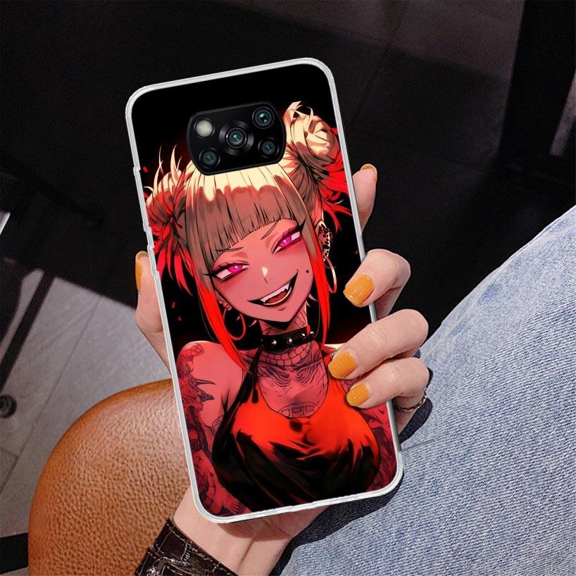 Himiko Toga My Hero Fashion Phnoe Case for Xiaomi Poco X5 X6 X7 Pro X4 Gt F7 Ultra M8 M7 Redmi 15C 15 13C 13 12C 12 Unique Cover